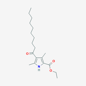 ethyl 4-decanoyl-3,5-dimethyl-1H-pyrrole-2-carboxylate