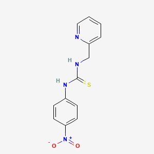 N-(4-nitrophenyl)-N'-(2-pyridinylmethyl)thiourea