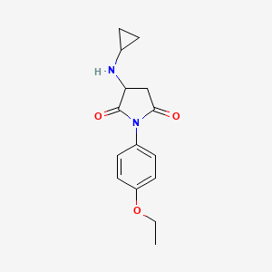 3-(Cyclopropylamino)-1-(4-ethoxyphenyl)pyrrolidine-2,5-dione