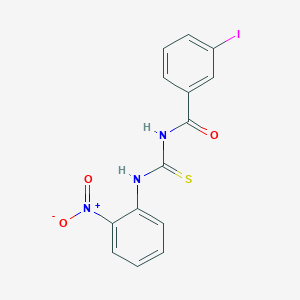 3-iodo-N-{[(2-nitrophenyl)amino]carbonothioyl}benzamide