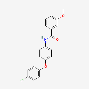 N-[4-(4-chlorophenoxy)phenyl]-3-methoxybenzamide