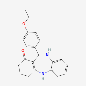 11-(4-ethoxyphenyl)-2,3,4,5,10,11-hexahydro-1H-dibenzo[b,e][1,4]diazepin-1-one