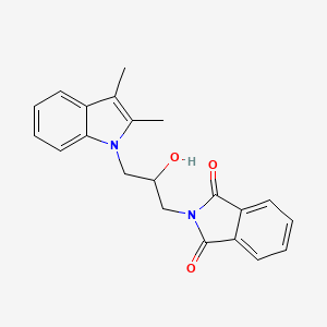 2-[3-(2,3-dimethyl-1H-indol-1-yl)-2-hydroxypropyl]-1H-isoindole-1,3(2H)-dione