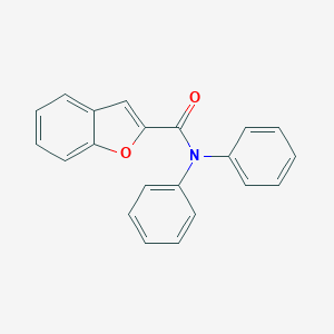molecular formula C21H15NO2 B393024 N,N-diphenyl-1-benzofuran-2-carboxamide 