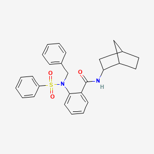 2-[benzyl(phenylsulfonyl)amino]-N-bicyclo[2.2.1]hept-2-ylbenzamide