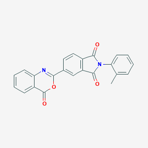 molecular formula C23H14N2O4 B393038 2-(2-methylphenyl)-5-(4-oxo-4H-3,1-benzoxazin-2-yl)-1H-isoindole-1,3(2H)-dione 