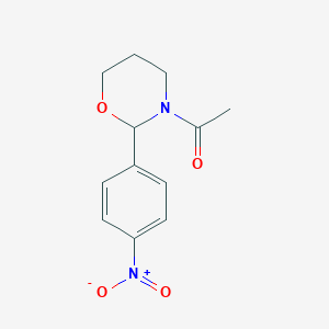 3-acetyl-2-(4-nitrophenyl)-1,3-oxazinane