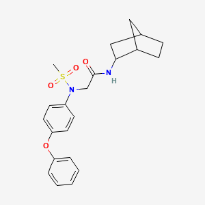 N~1~-bicyclo[2.2.1]hept-2-yl-N~2~-(methylsulfonyl)-N~2~-(4-phenoxyphenyl)glycinamide