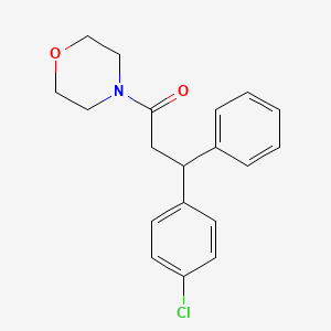 4-[3-(4-chlorophenyl)-3-phenylpropanoyl]morpholine