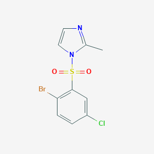 1-[(2-bromo-5-chlorophenyl)sulfonyl]-2-methyl-1H-imidazole