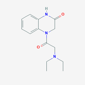 4-(N,N-diethylglycyl)-3,4-dihydro-2(1H)-quinoxalinone