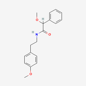 2-methoxy-N-[2-(4-methoxyphenyl)ethyl]-2-phenylacetamide