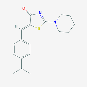 5-(4-isopropylbenzylidene)-2-(1-piperidinyl)-1,3-thiazol-4(5H)-one