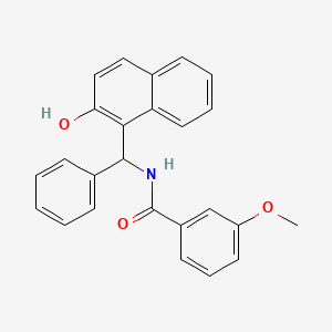 N-[(2-hydroxynaphthalen-1-yl)-phenylmethyl]-3-methoxybenzamide