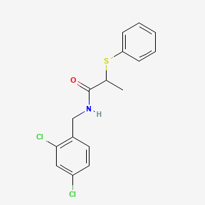 N-(2,4-dichlorobenzyl)-2-(phenylthio)propanamide