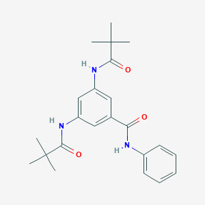 3,5-bis[(2,2-dimethylpropanoyl)amino]-N-phenylbenzamide