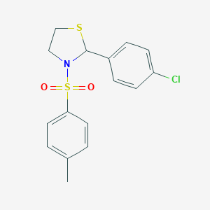 2-(4-Chloro-phenyl)-3-(toluene-4-sulfonyl)-thiazolidine