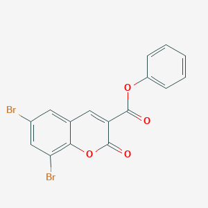 phenyl 6,8-dibromo-2-oxo-2H-chromene-3-carboxylate
