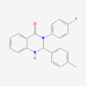 3-(4-Fluoro-phenyl)-2-p-tolyl-2,3-dihydro-1H-quinazolin-4-one