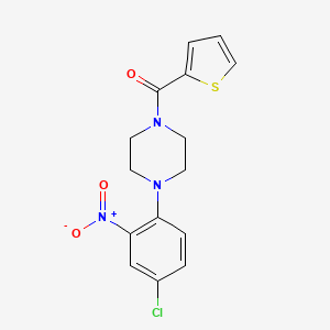 [4-(4-Chloro-2-nitrophenyl)piperazin-1-yl]-thiophen-2-ylmethanone