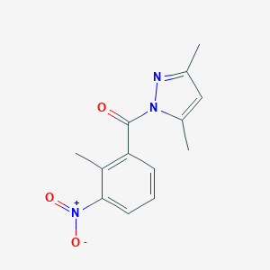 (3,5-Dimethyl-pyrazol-1-yl)-(2-methyl-3-nitro-phenyl)-methanone