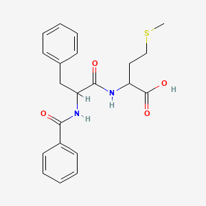 2-[(2-Benzamido-3-phenylpropanoyl)amino]-4-methylsulfanylbutanoic acid