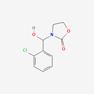 3-[(2-Chlorophenyl)-hydroxymethyl]-1,3-oxazolidin-2-one