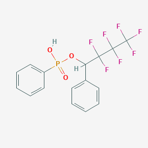 2,2,3,3,4,4,4-heptafluoro-1-phenylbutyl hydrogen phenylphosphonate