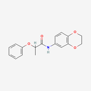 N-(2,3-dihydro-1,4-benzodioxin-6-yl)-2-phenoxypropanamide