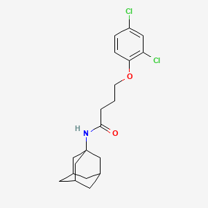 molecular formula C20H25Cl2NO2 B3931127 N-1-adamantyl-4-(2,4-dichlorophenoxy)butanamide 