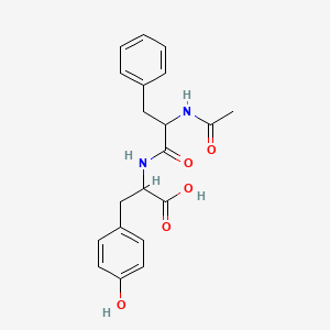 molecular formula C20H22N2O5 B3931161 N-acetylphenylalanyltyrosine 