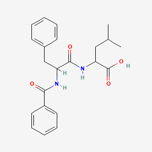 molecular formula C22H26N2O4 B3931180 N-benzoylphenylalanylleucine 