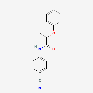 N-(4-cyanophenyl)-2-phenoxypropanamide