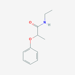 molecular formula C11H15NO2 B3931203 N-ethyl-2-phenoxypropanamide 