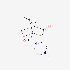 (1S,4S)-1,7,7-trimethyl-4-(4-methylpiperazine-1-carbonyl)bicyclo[2.2.1]heptan-2-one