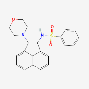 N-[2-(4-morpholinyl)-1,2-dihydro-1-acenaphthylenyl]benzenesulfonamide