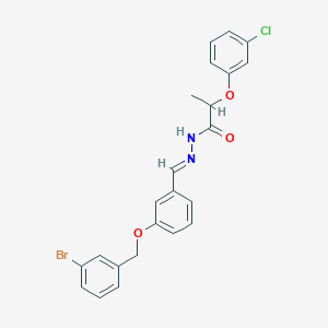 N'-{3-[(3-bromobenzyl)oxy]benzylidene}-2-(3-chlorophenoxy)propanohydrazide