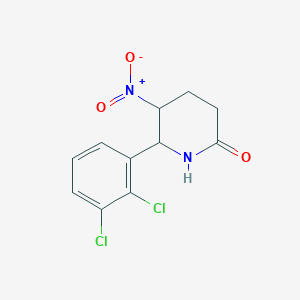 6-(2,3-dichlorophenyl)-5-nitro-2-piperidinone