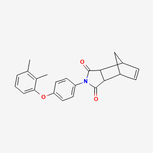 4-[4-(2,3-dimethylphenoxy)phenyl]-4-azatricyclo[5.2.1.0~2,6~]dec-8-ene-3,5-dione