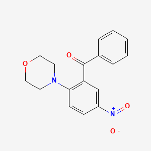 [2-(Morpholin-4-yl)-5-nitrophenyl](phenyl)methanone