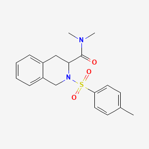 N,N-dimethyl-2-[(4-methylphenyl)sulfonyl]-1,2,3,4-tetrahydro-3-isoquinolinecarboxamide