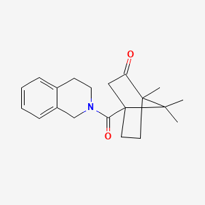 4-(3,4-dihydro-2(1H)-isoquinolinylcarbonyl)-1,7,7-trimethylbicyclo[2.2.1]heptan-2-one
