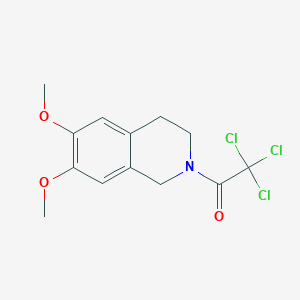 6,7-dimethoxy-2-(trichloroacetyl)-1,2,3,4-tetrahydroisoquinoline
