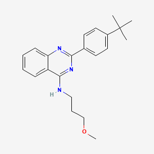 2-(4-tert-butylphenyl)-N-(3-methoxypropyl)-4-quinazolinamine