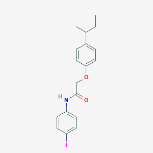 2-(4-sec-butylphenoxy)-N-(4-iodophenyl)acetamide