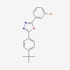 2-(3-bromophenyl)-5-(4-tert-butylphenyl)-1,3,4-oxadiazole