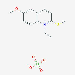 1-ethyl-6-methoxy-2-(methylthio)quinolinium perchlorate