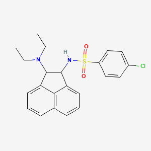 4-chloro-N-[2-(diethylamino)-1,2-dihydro-1-acenaphthylenyl]benzenesulfonamide