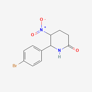 6-(4-bromophenyl)-5-nitro-2-piperidinone