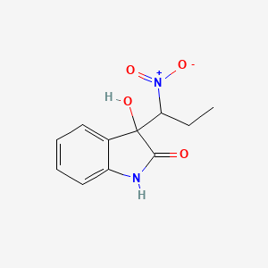 3-hydroxy-3-(1-nitropropyl)-1,3-dihydro-2H-indol-2-one